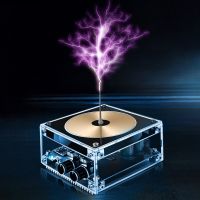 Bluetooth-compatible Music Tesla Coil AC110-240V Flat-panel Bluetooth Music Tesla Coil High Frequency Pulse Test Apparatus