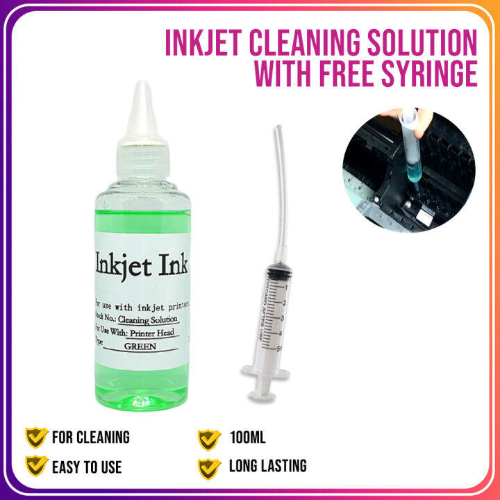 100ML Inkjet Cleaning Solution for Inkjet Printers Printer Ink