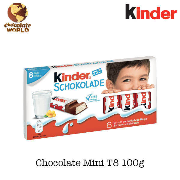 Kinder Chocolate Mini T8 100g Lazada