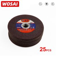 [HOT CHLXIWSHG 552] WOSAI 25ชิ้น107มิลลิเมตรบดล้อไฟเบอร์เสริมเรซิ่นตัดแผ่นบดล้อใบมีดโลหะเลื่อยใบมีดเครื่องบดมุมเครื่องมือ