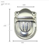 【CW】 4Pcs Tin Release Buckle Iron Packing Hardware Accessories Fastener