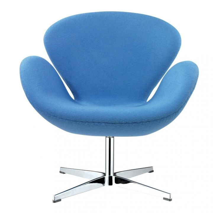 modernform-โซฟา-swan-chair-รุ่น-x02-ขาอะลู-หุ้มผ้าสีน้ำเงิน