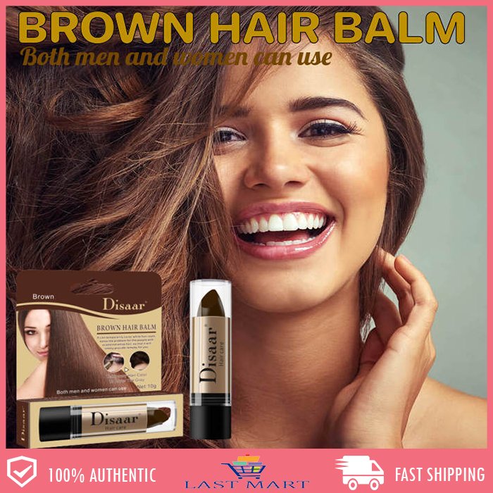 Disaar Hair balm [Brown] Original and instant hair color dye balm [10g