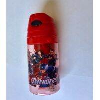 CL กระติกน้ำเด็ก กระติกน้ำ หลอดดูดเด้ง ลาย Avengers ขวดน้ำเด็ก กระบอกน้ำเด็ก