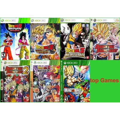 Dragon Ball  ดราก้อนบอล ทุกภาค  แผ่นเกม Xbox 360 สำหลับเครื่องแปลง RGH/JTAC  LT2.0 LT3.0