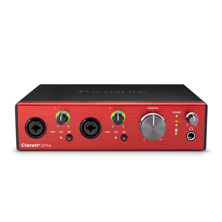 focusrite-clarett-2-pre-usb-ออดิโออินเตอร์เฟส-อุปกรณ์บันทึกเสียง-โฮมสตูดิโอ-usb-audio-interface