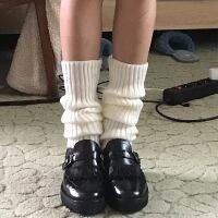 hotx【DT】 Hot Leg Warmer Knit Socks Wool Knitted Foot Cover Punk Y2k