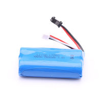 18650 7.4V 1800MAH Lipoแบตเตอรี่ปลั๊กSMสำหรับWltoys 104311 1/10 2.4G 4X4 CrawlerอัปเกรดรถRCอะไหล่ข้อมูลจำเพาะ: ตามที่แสดง