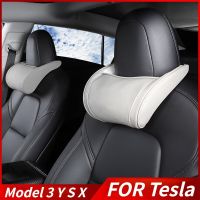 For Tesla Model 3 Y S X Car Accessories Interior Neck Pillow Headrest Pillow Seat Neck Rest Auto Seat Head Support Pillow ModelY