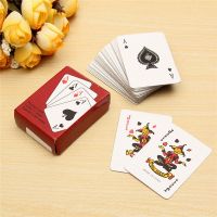 【❁】 Fashions King Mini Miniature Travel Pockets Copperplate Paper Small PlayingDeck Tiny Little Coated Board Game