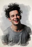 โปสเตอร์ The1975 เดอะ1975 Matty Healy แมทธิว ฮีลีย์ รูปภาพขนาดใหญ่ ตกแต่งผนัง Rock Music Poster ของแต่งห้อง ของสะสม โปสเตอร์ติดผนัง โปสเตอร์ติดห้อง 77poster