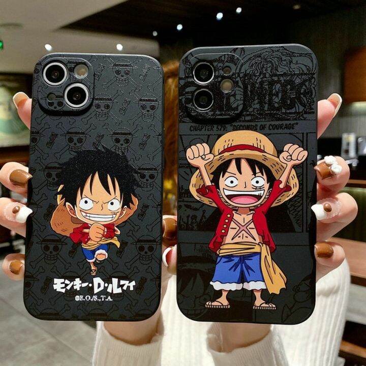 cod-dsfdgfnn-เคสไอโฟน11สีดําวันพีชลูฟี่-ลายแถบข้างขอบเหลี่ยม-เคสซิลิโคน-สำหรับ-เคส-apple-iphone-11-13-se2-2020-6-8-เคสไอi11-เคสไอโฟน6sพลัส-x-12-13-pro-max-เคส-i8plus-เคสไอโฟน7พลัส-xr-เคสไอโฟนxs-เคสไอโ