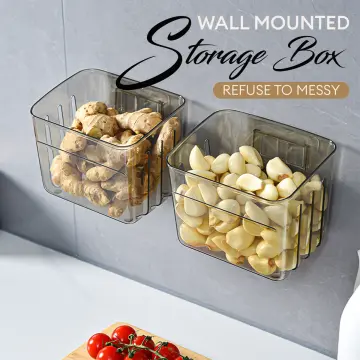 1pc Drawer Style Storage Box For Wall-mounted Dorm/restroom