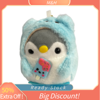 ?【Lowest price】MH ของขวัญการ์ตูนน่ารักเพนกวินอมยิ้มตุ๊กตายัดไส้ตุ๊กตาของเล่นพวงกุญแจกระเป๋าจี้เครื่องประดับ