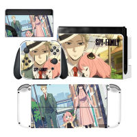 Spy Familyl สไตล์ไวนิล Decal สติกเกอร์ผิวสำหรับ Nintendo Switch OLED คอนโซล Protector เกมอุปกรณ์เสริม NintendoSwitch OLED-hjgytyuuiytt