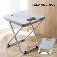 Home Kitchen Indoor Multifunctional Portable Folding Comfortable Stool Space Saving Plastic Bath Shower Chair Easy Storage Tools