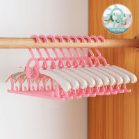 51020pcs Baby Clothes Hanger Flexible Racks Plastic Clothing Display Kids Hangers Non-Marking Children Coats Hanger Organizer