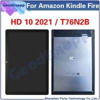 ชุดหน้าจอดิจิตอลสำหรับ Kindle Fire Hd10 2021สัมผัสหน้าจอ Lcd สำหรับ Hd 10 11th T76n2b Kftrwi จอสำรอง