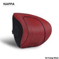 NAPPA Leather Car Headrest Neck Pillow Memory Foam Antibacterial Head Rest Support For Travelling Home Car Sleeping Pillows Seat Cushions