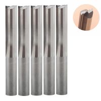 【CW】 5pcs/lot 6x22MM Carbide Two/Double Flute Straight Slot Router Bit CNC Carving Engraving Tools For Wood Milling Cutter