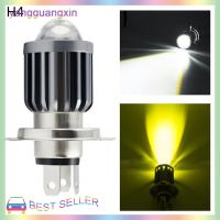 yangguangxin H4/H6 BA20D Moto LED ไฟหน้ารถจักรยานยนต์หลอดไฟ dual Color Hi/Lo Beam FOG Lamp