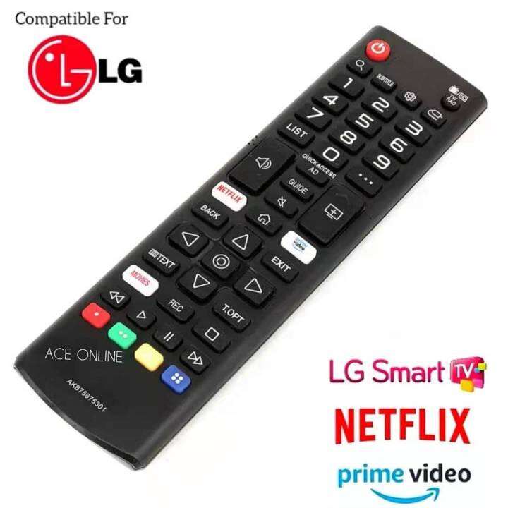 AKB75675301 Remote Control With NETFLIX Prime Video Apps For LG 2019 ...