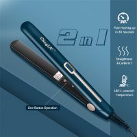 【LZ】۩◈┇  CkeyiN Mini Cabelo Flat Iron 2 em 1 Alisador de Cabelo e Modelador Portátil Alisamento Ferro Temperatura Constante Styler De Cabelo