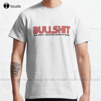 Bullshit. The Most Trusted Name In News Classic T-Shirt Brian Stelter Unisex Tshirts For Adults Funny Art Streetwear Cartoon Tee 4XL 5XL 6XL