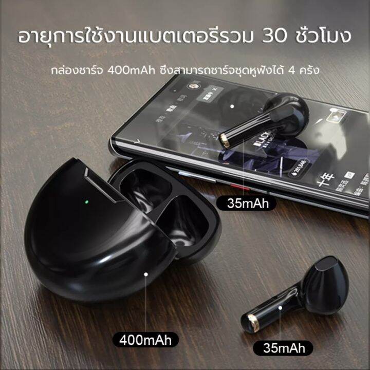 original-mini-air-pro6-twsหูฟังบลูทูธไร้สายเหมาะสําหรับไอโฟน-ซัมซุง-oppo-vivo-xiaomiหัวเหว่ย-เสี่ยวมี่-มือถือแอนดรอยดinpodsหูฟังเกมส์บลูทูธ-พร้อมกล่องชา