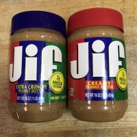 จิฟ ถั่วลิสงบด 454 กรัม Jif Peanut Butter (Extra Crunchy / Creamy)