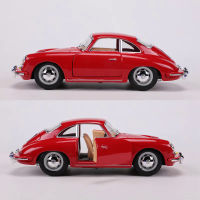 [ตลก NaiNaiKei]Bburago 1:24 1961 Porsche 365B Coupe Die Casting รถรุ่น Art Deco Collection ของเล่นเครื่องมือของขวัญโรงงาน