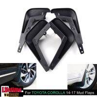 ✁ไมโครแผ่นบังโคลนสำหรับ Corolla E170 2014 2015 2016 2017 Mudflaps บังโคลนรถที่ป้องกัน