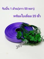 ริบบิ้น เนื้อเงาเบอร์ 2 ตราลุกโป่ง 1 ม้วนพร้อมใบเลื่อม 25 ขั้ว ราคา 25 บาท พับเหรียญโปรยทาน