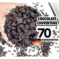 ‼️ช็อกชิพแท้‼️ Schokotropfen ดาร์กช็อคโกแลตแท้ ทรงหยดน้ำ Dark Chocolate chip 70%