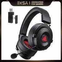 【DT】hot！ EKSA-2.4GHz Headphones E900 Bluetooth 5.0 Headset Gamer PC/PS4/PS5/Xbox with ENC Mic 20ms Low Latency