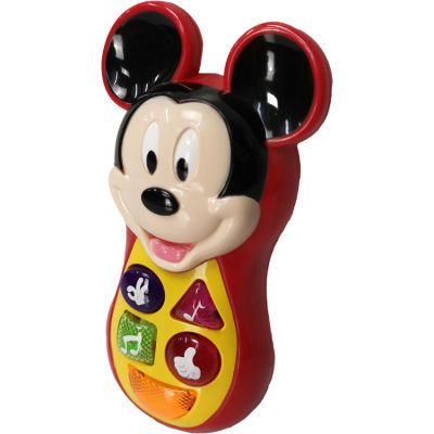CFDTOY โทรศัพท์ของเล่น โทรศัพท์มิกกี้เม้าส์ โทรศัพท์ดนตรี Happy Phone Mickey Mouse ใส่ถ่าน MK9609