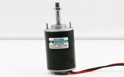 【✆New✆】 chexiuhua มาร์ชเมลโล่ความเร็วสูง Dc 30W Dc 12V 3500Rpm หรือ24V 7000Rpm ความเร็วสูงมอเตอร์ Dc ขนาดเล็กขนาดเล็ก