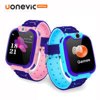 Uonevic Q12 ดูสมาร์ทเด็ก 1.44 นิ้วกันน้ำ สมาร์ทวอช Smartwatch นาฬิกาเด็ก ,แชทด้วยเสียง,LBS,ติดตาม,ต่อต้านหายไปติดตาม นาฟิกาไอโม่ นาฬิกาไอโมเด็ก กันน