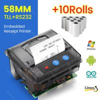 Goojprt 58mm Mini Embedded Thermal Printer Qr203 RS232 TTL Panel USB Interface Port Receipt Ticket Bill Impresoras Paper Rolls Fax Paper Rolls