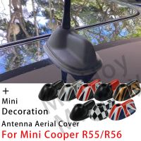 Union Jack For Mini Cooper One S JCW R56 R55 Clubman Car Antenna Aerial Decoration Case Cover Sticker Auto Styling Accessories