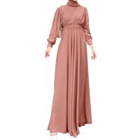 （A Simple）♂☎✒ ZANZEA Women Street Fashion Loose Kaftan Elegant Long Dress Plus Size Dresses