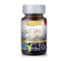 Real Elixir Grape Seed Extract 60 mg. 30 เม็ด เรียว อิลิคเซอร์ สารสกัดจากเมล็ดองุ่น