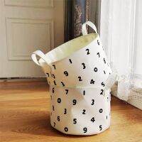 Japanese goods high-quality cotton canvas inner waterproof material cartoon Snoopy desktop small object mask storage basket