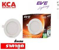 ดาวน์ไลท์กลม EVE LED DOWNLIGHT MESSI CIRCLE MILKY 6W, 12W, 18W ขอบธรรมดา และ ขอบกระจก