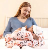 Nursing Pillow Pregnancy Maternity Breastfeeding Multifunction Adjustable Cushion Infant Newborn Feeding Layered Washable Cover