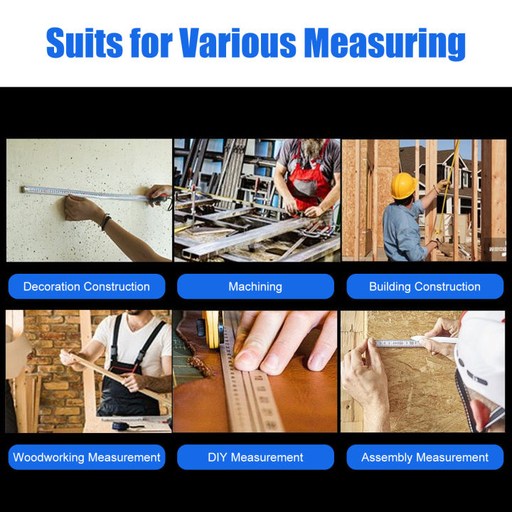 ตลับเมตร-self-locking-tape-measure-ตลับเมตรงานไม้สำหรับนักออกแบบภายในสำหรับช่างซ่อมบำรุงมืออาชีพสำหรับช่างไม้