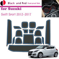 ยางประตู Groove Mat สำหรับ Suzuki Swift Sport AZG416 1.2eco 2012 ~ 2017 Cushion Gate Storage Slot Coaster Dust-Proof รถสติกเกอร์