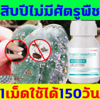 PIKAI ยาเชื้อราในพืช ยากำจัดเพลี้ย 40g 1 เม็ดใช้ได้150 วัน ฆ่าแมลงเท่านั้น ไม่ทำร้ายพืช สารกำจัดแมลง ยาฆ่าเพลี้ยแป้ง ยาฆ่าเพลี้ยอ่อน ยาฆ่าแมลง การควบคุมศัตรูพืช ยากำจัดสัตรูพืช กำจัดแมลงได้กว้างขวาง เพลี้ยไฟ แมลงหวี่ขาว ยาฆ่าเพลี้ย ยากำจัดแมลงพืช