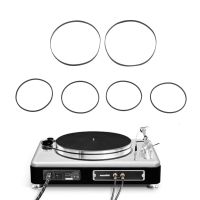 ✈❆ H7EC 6Pieces/set Turntable Belt Rubber Drive for Sharp GF-700 Record Player