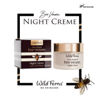 WILD FERNS (ไวล์ดเฟิร์นส) BEE VENOM NIGHT CREME WITH MANUKA HONEY 80+ ครีมทากลางคืน บีวีนอม (พิษผึ้ง) 47 g.